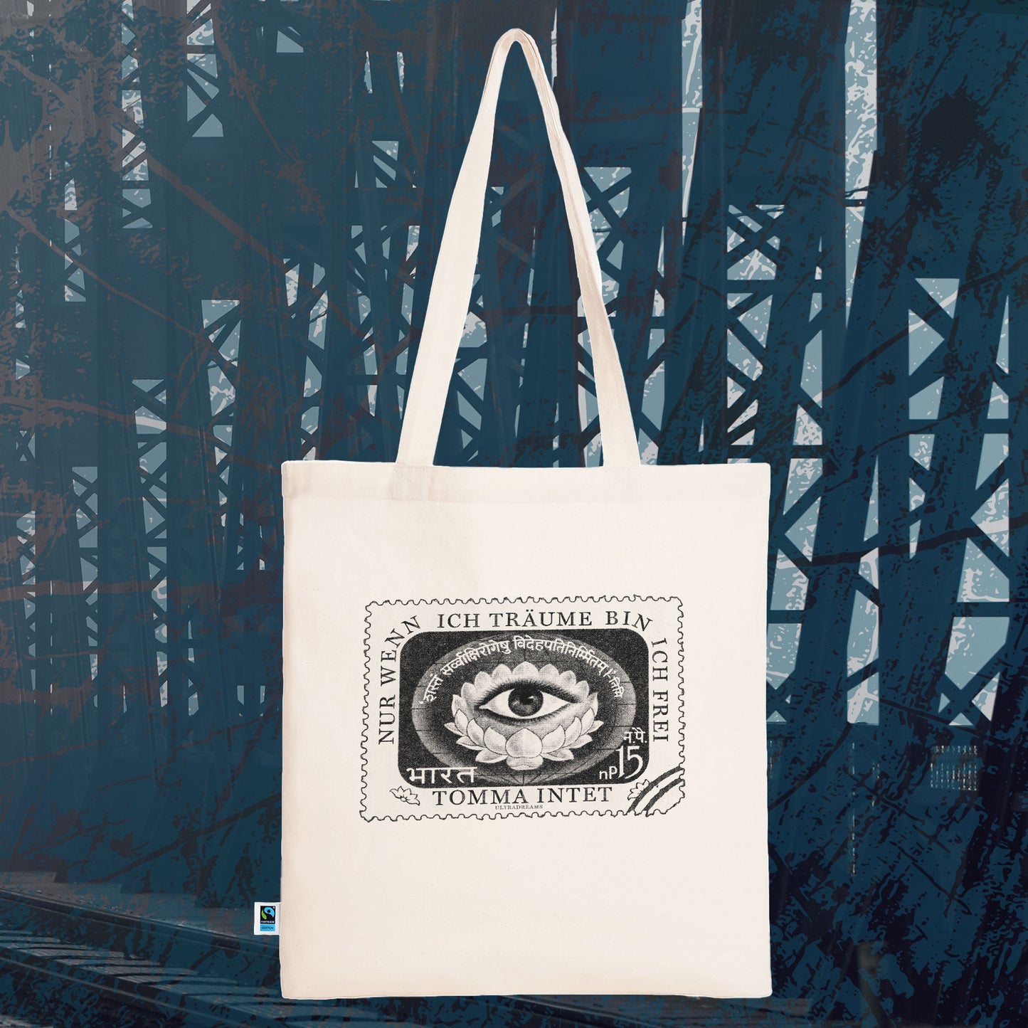TOMMA INTET - Tote bag "Nur wenn ich träume bin ich frei"