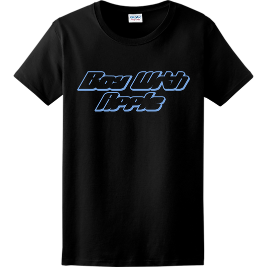 Boy With Apple - T-shirt Black