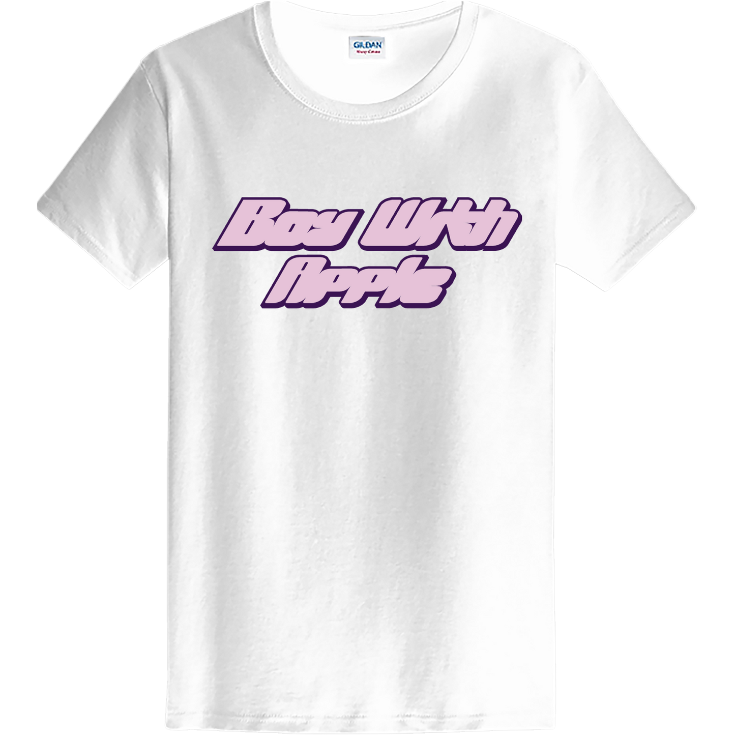 Boy With Apple - T-shirt White