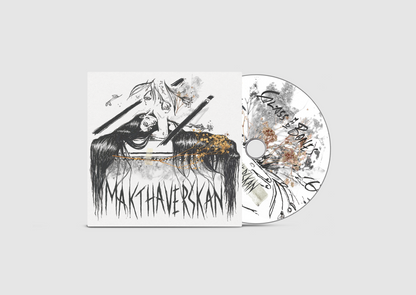 Makthaverskan - Glass and Bones CD + T-shirt bundle