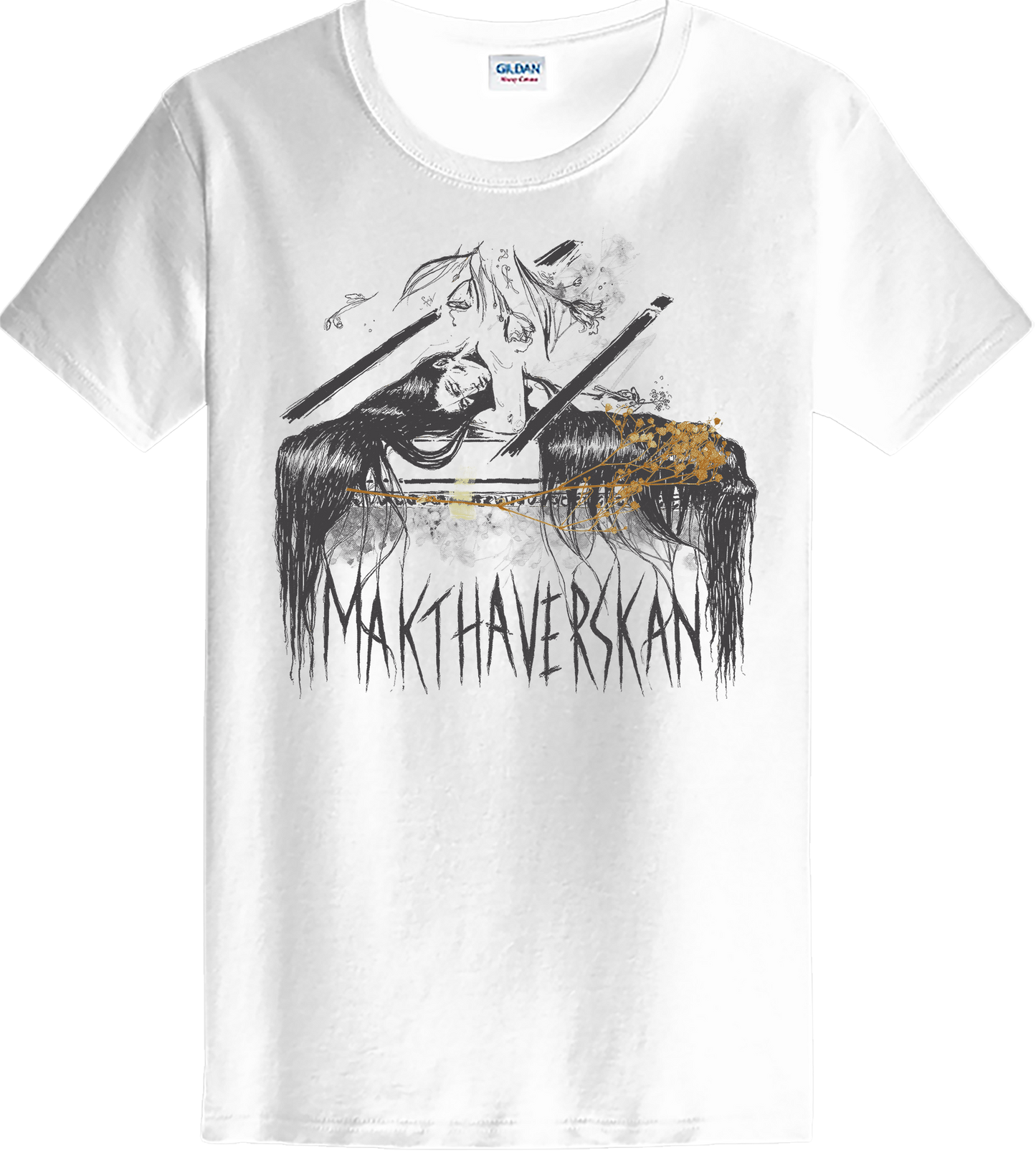 Makthaverskan - Glass and Bones CD + T-shirt bundle