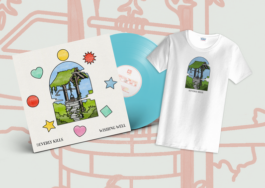 Beverly Kills - Wishing Well T-SHIRT + VINYL BUNDLE PRE-ORDER