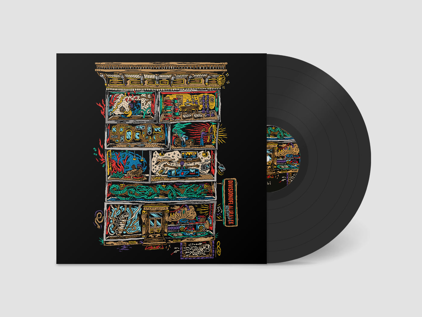 Division of Laura Lee - Apartment 12" LP (Damaged cover)